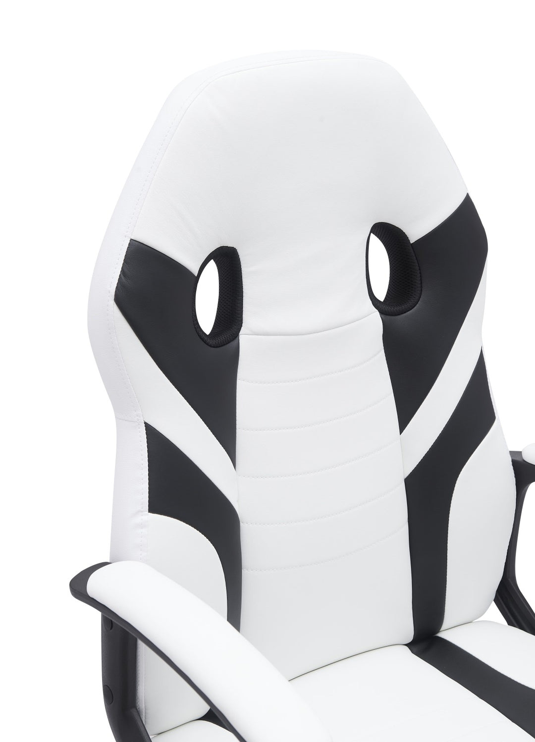 White/Black Ergonomic Gaming Chair | Butterfly Tilt Mechanism, Hydraulic Lift & Sleek Design