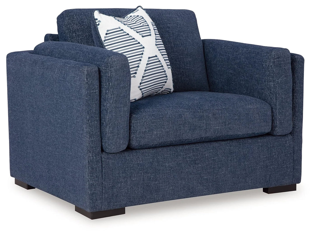 5450223 Evansley Oversized Armchair In Fabric Upholstery - Navy | Benchcraft By Ashley