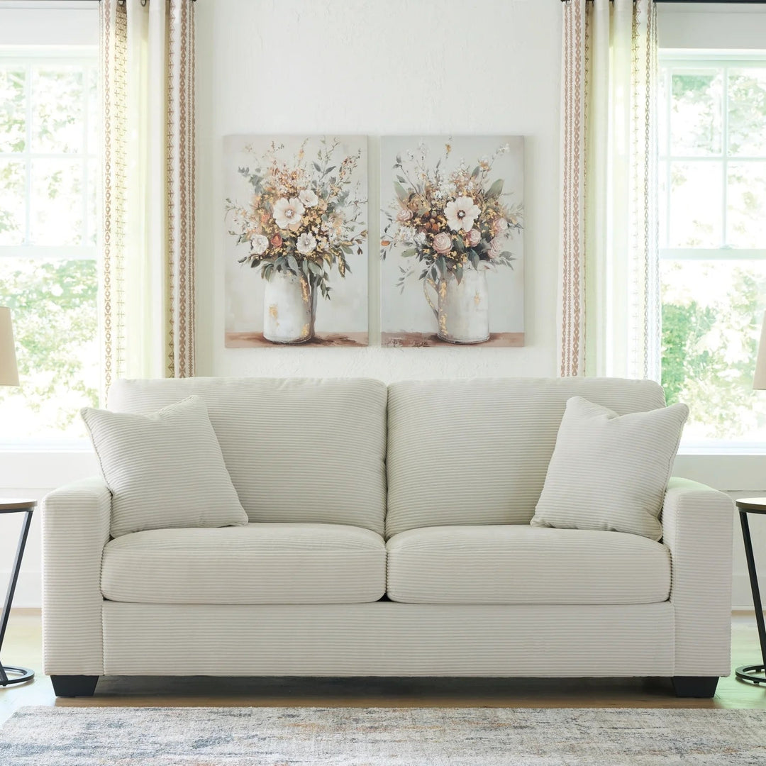 PC3200638 Greenbriar Sofa In Fabric Upholstery - Ivory | Signature Design By Ashley