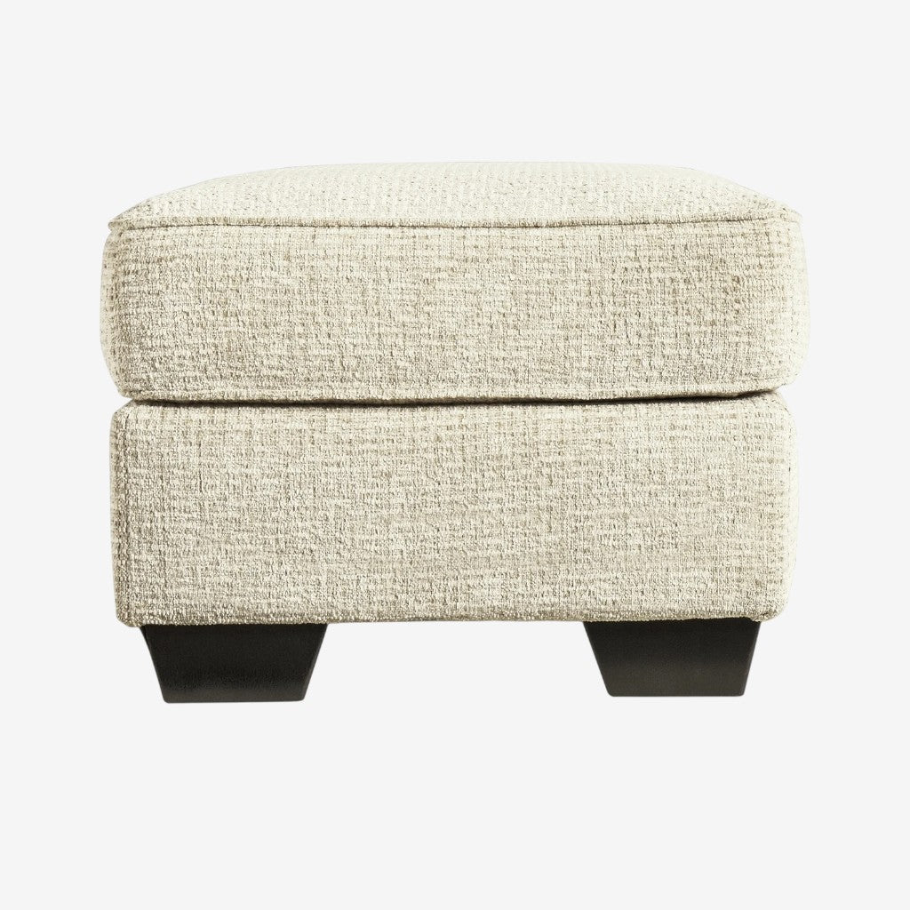 9620514 Monaghan Oversized Accent Ottoman In Fabric Upholstery - Sandstone | Signature Design By Ashley