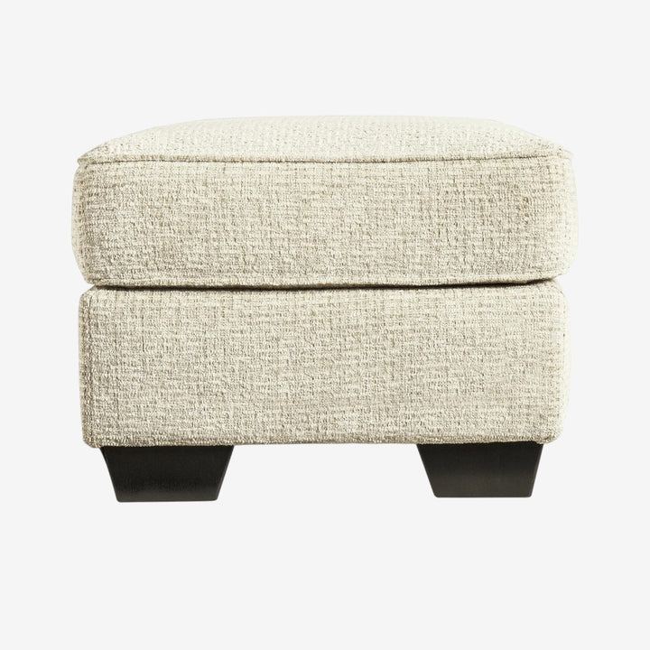9620514 Monaghan Oversized Accent Ottoman In Fabric Upholstery - Sandstone | Signature Design By Ashley