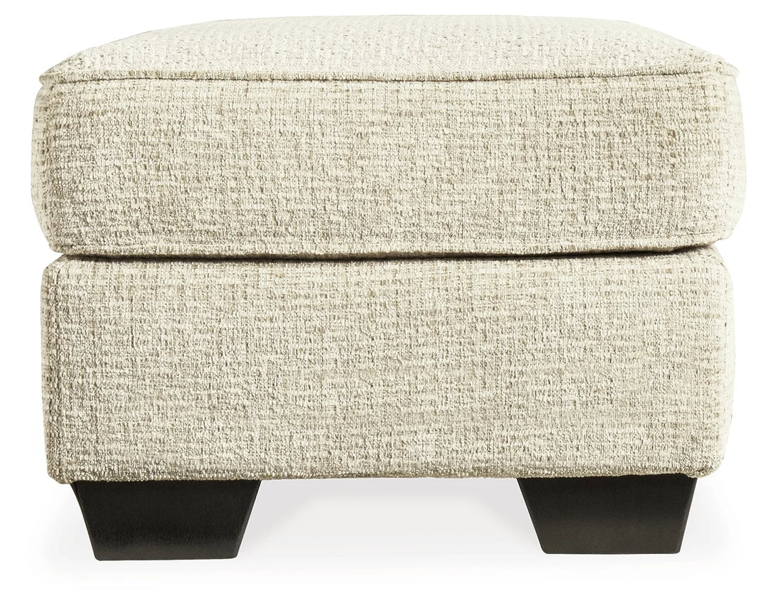 9620514 Monaghan Oversized Accent Ottoman In Fabric Upholstery - Sandstone | Signature Design By Ashley
