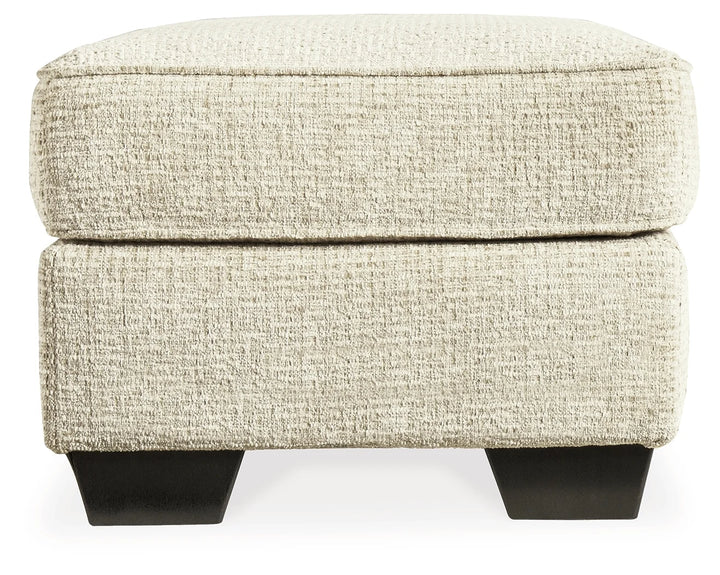 9620514 Monaghan Oversized Accent Ottoman In Fabric Upholstery - Sandstone | Signature Design By Ashley