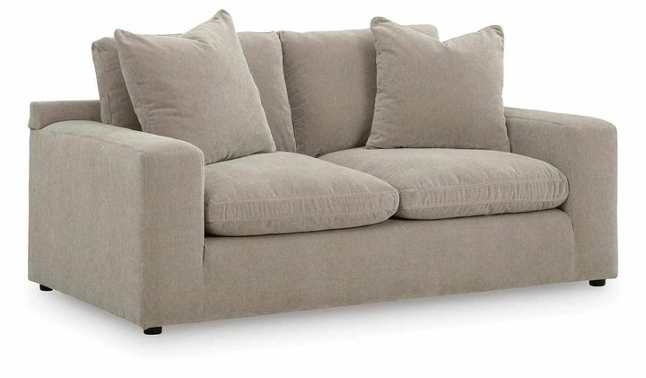 6780835 Maxton Heights Loveseat In Fabric Upholstery - Pebble | Benchcraft By Ashley