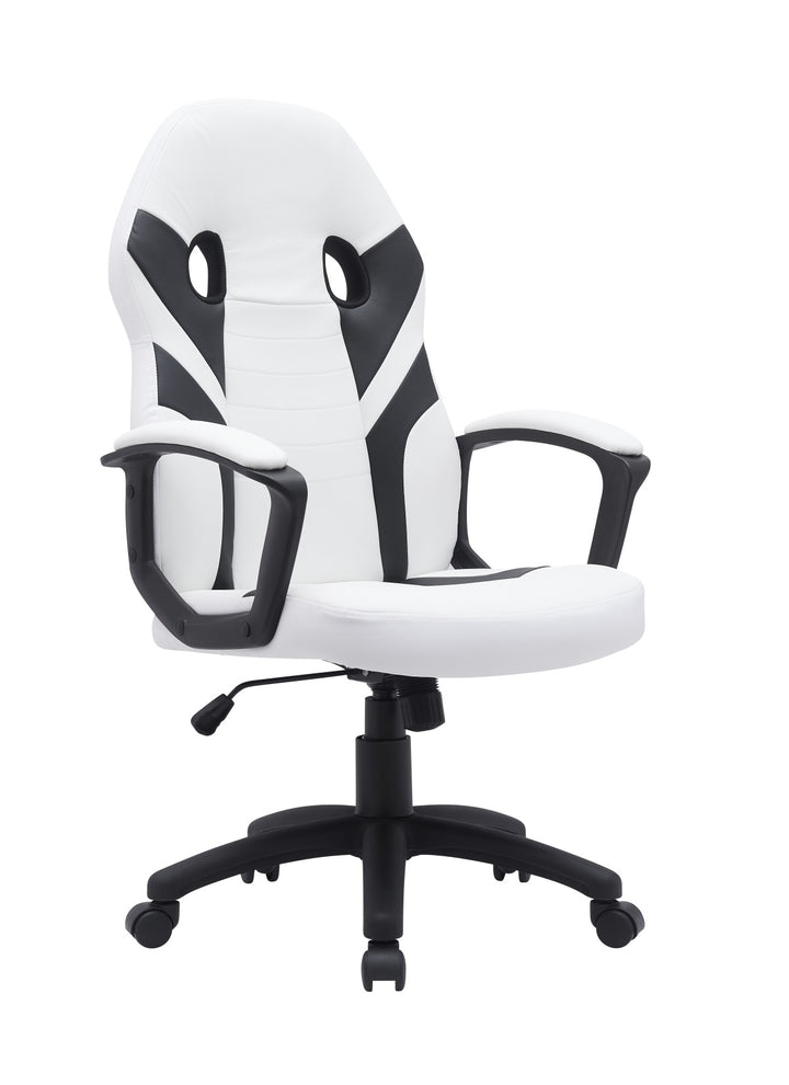 White/Black Ergonomic Gaming Chair | Butterfly Tilt Mechanism, Hydraulic Lift & Sleek Design
