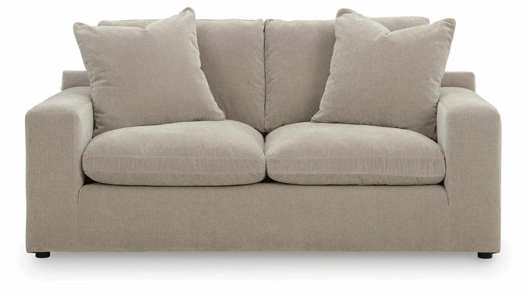 6780835 Maxton Heights Loveseat In Fabric Upholstery - Pebble | Benchcraft By Ashley