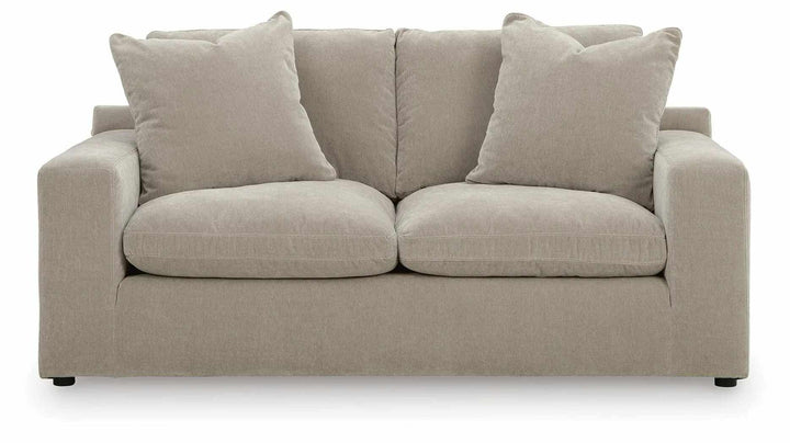 6780835 Maxton Heights Loveseat In Fabric Upholstery - Pebble | Benchcraft By Ashley