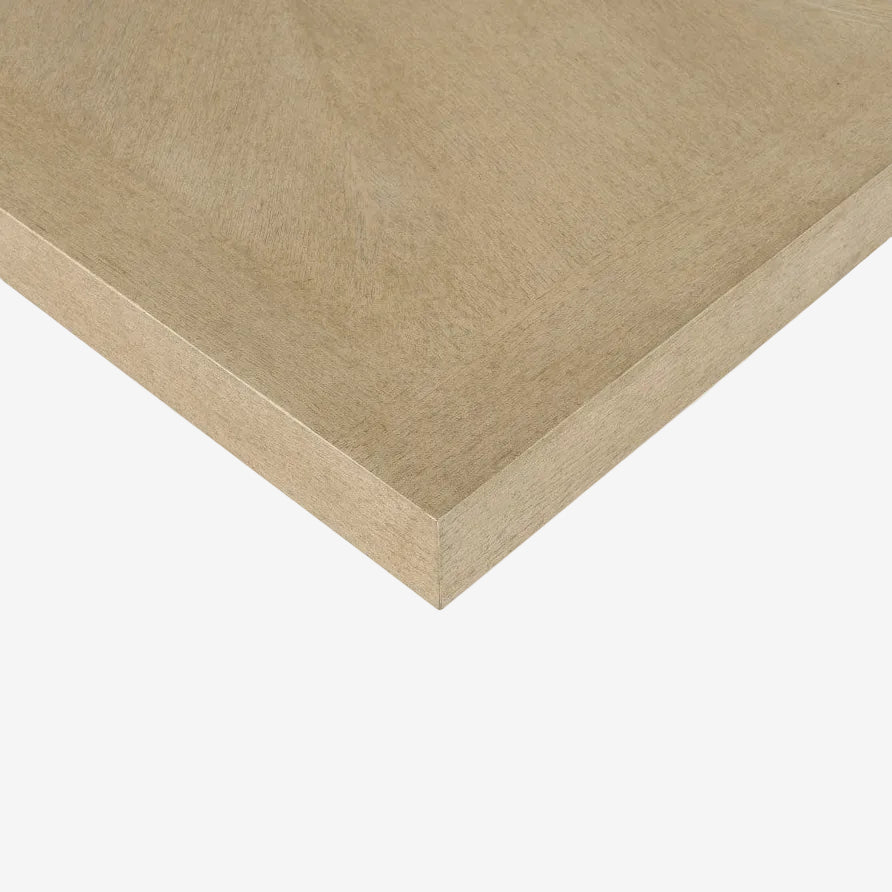 Zidane 7-Piece Natural Dining Table Set With Extension Leaf