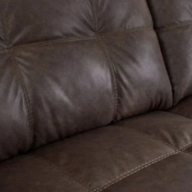 17003S1 Barlin Mills Sectional Sofa With Chaise - Umber | Benchcraft & Signature Design By Ashley