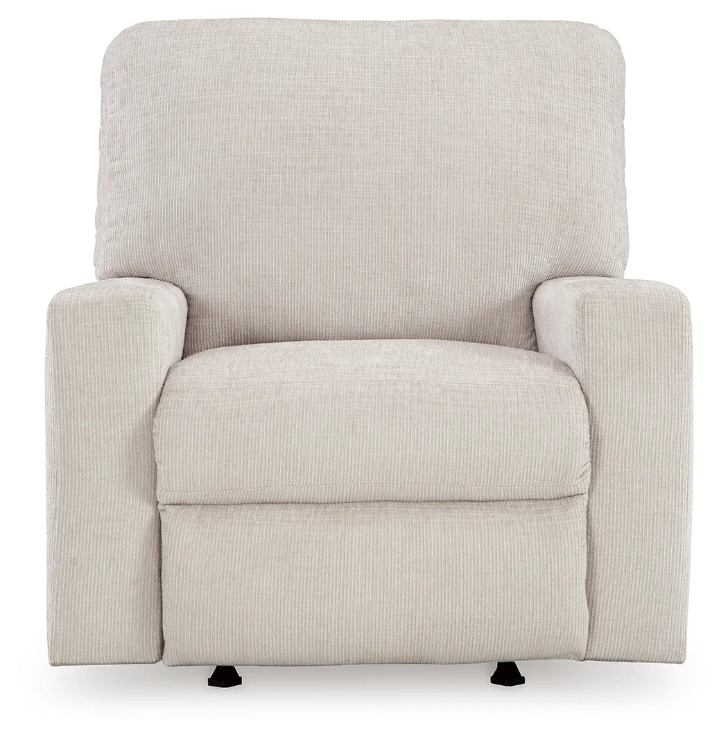 2430525 Aviemore Rocker Recliner Chair In Fabric Upholstery - Stone | Signature Design By Ashley