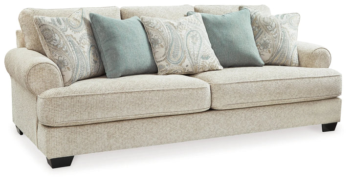 9620538 Monaghan Stationary Sofa In Fabric Upholstery - Sandstone | Signature Design By Ashley