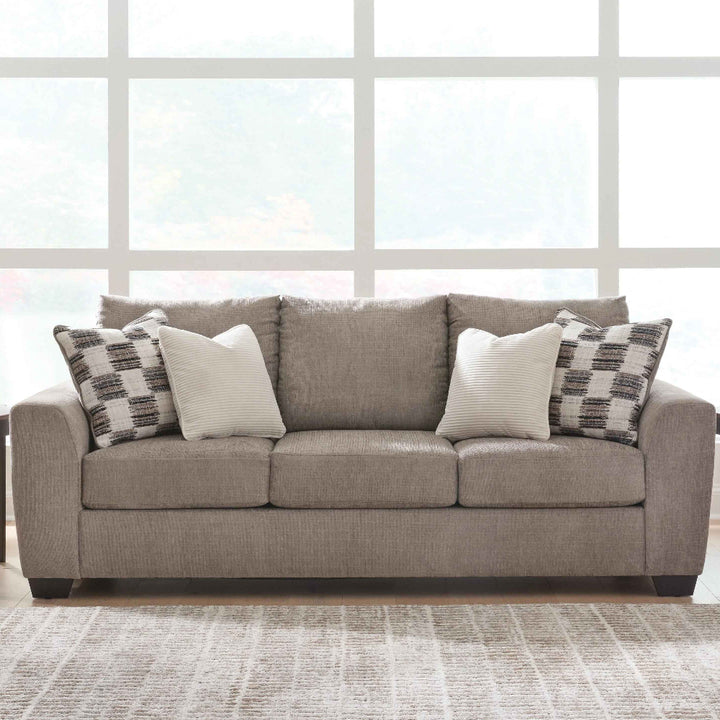 6310238 Loreo Stationary Sofa In Fabric Upholstery - Truffle | Benchcraft by Ashley