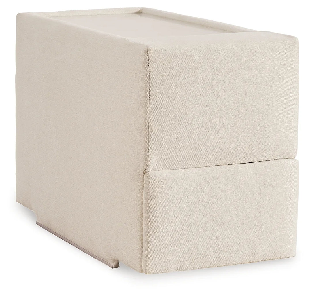 92103S30 Modmax 8-Piece Fabric Sectional Sofa With Storage &amp; Audio System Console - Oyster | Signature Design By Ashley