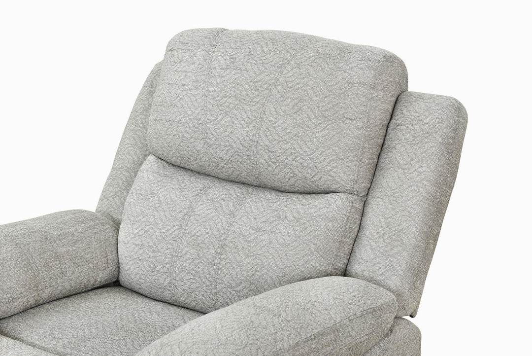 Vinget Beige Power Recliner Chair in Fabric Upholstery