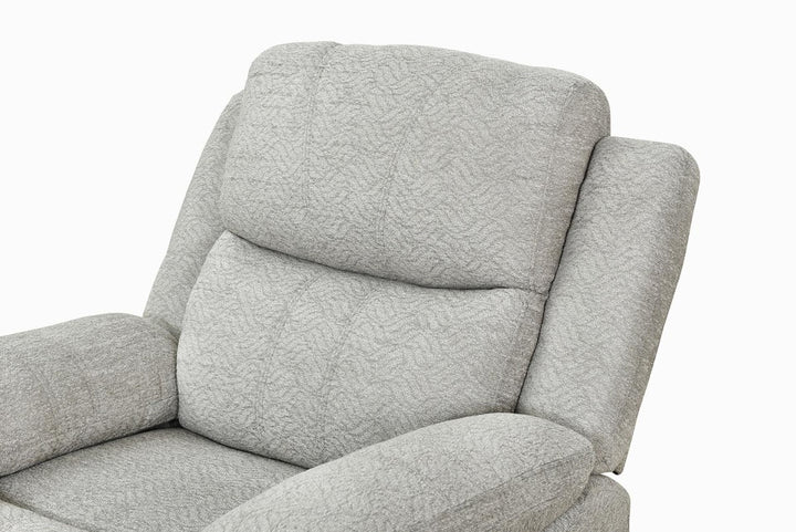 Vinget Beige Power Recliner Chair in Fabric Upholstery