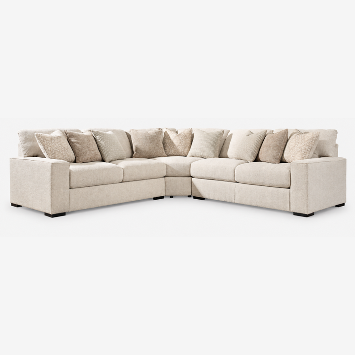 25102S2 Ballyton 4-Piece Sectional Sofa In Fabric Upholstery - Sand | Signature Design By Ashley