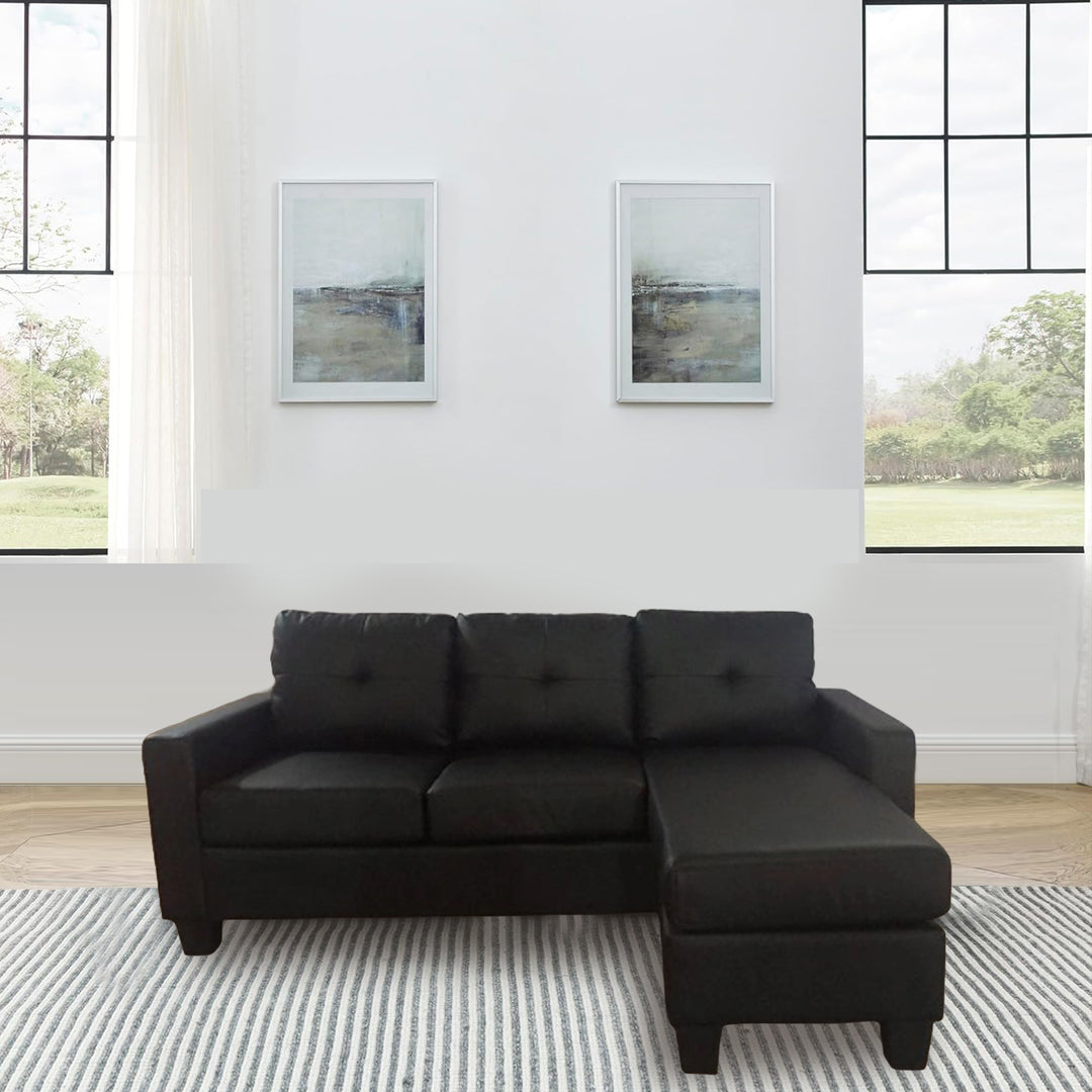 Grace Modern Living Room L-Shaped Sofa Set with Chaise