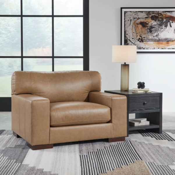 5730223C Lombardia Leather Armchair - Tumbleweed | Signature Design By Ashley