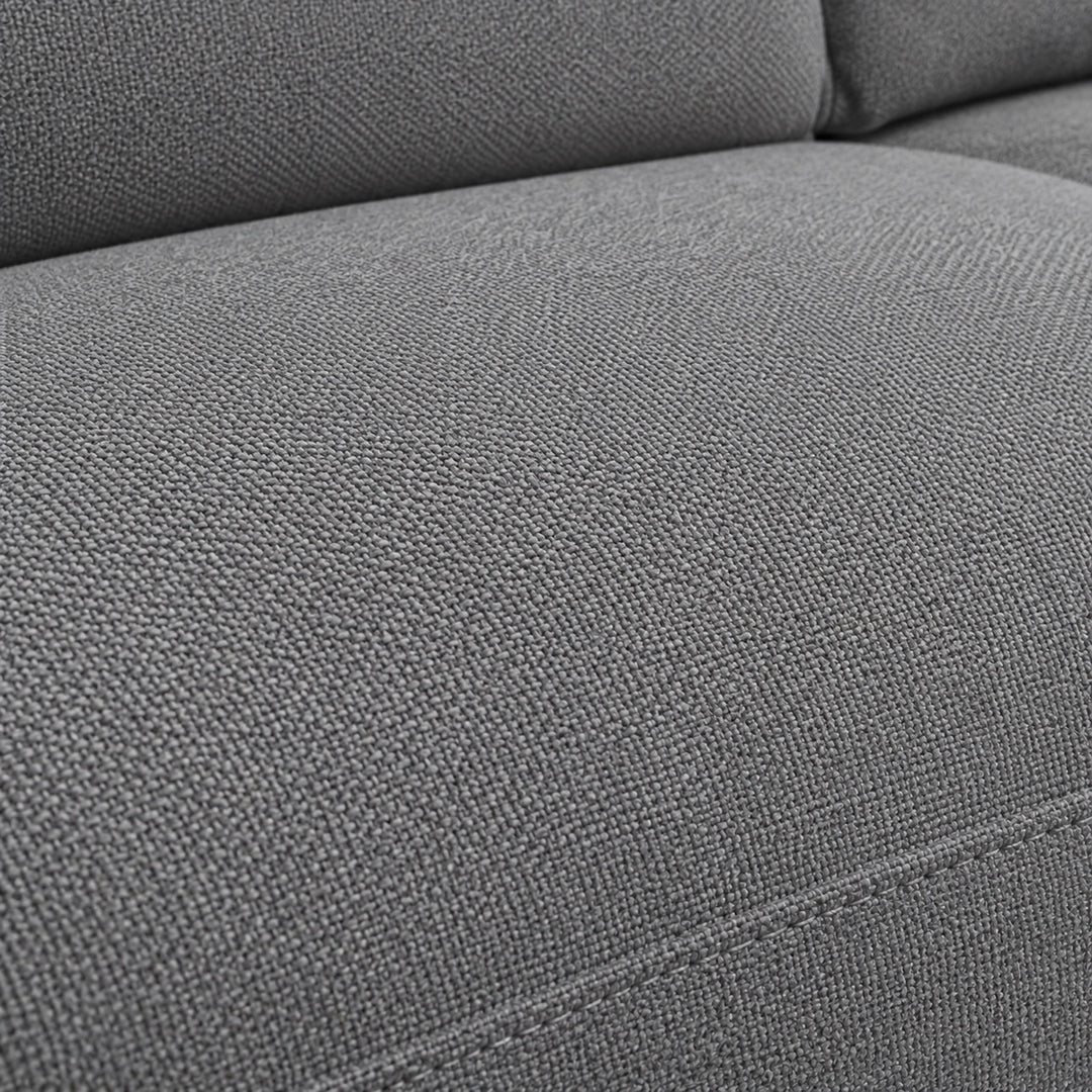 Mitchell Fabric Upholstered Sectional Sofa Bed With Reversible Chaise - Grey