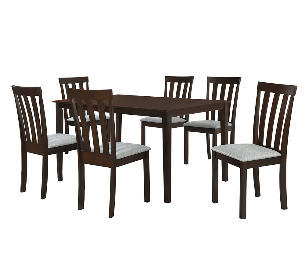 Dining Table Chic Elegance and Modern Sophistication in Espresso Finish