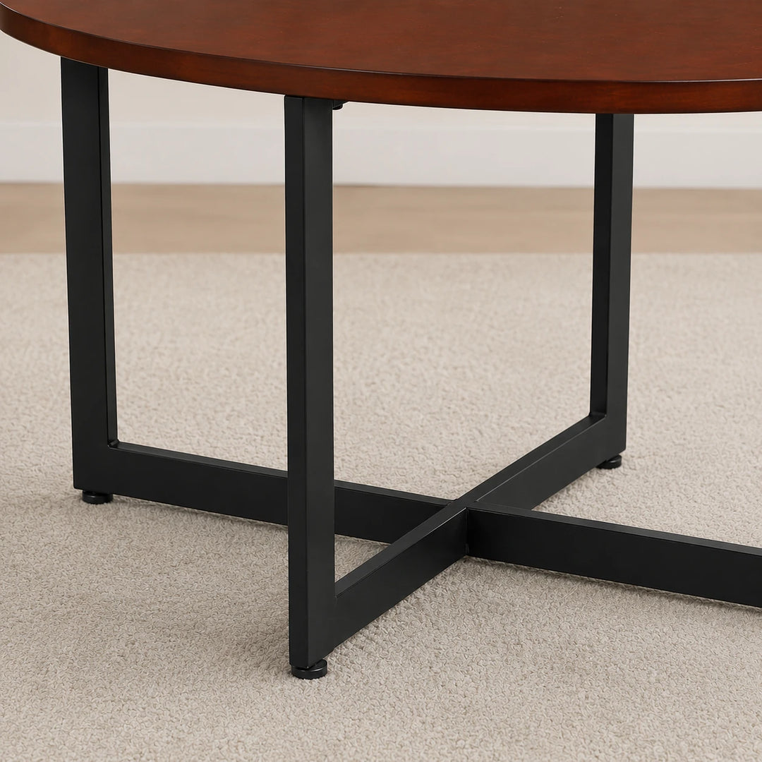 Elio 3-Piece Occasional Table Set - Walnut/ Espresso