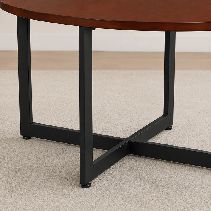 Elio 3-Piece Occasional Table Set - Walnut/ Espresso