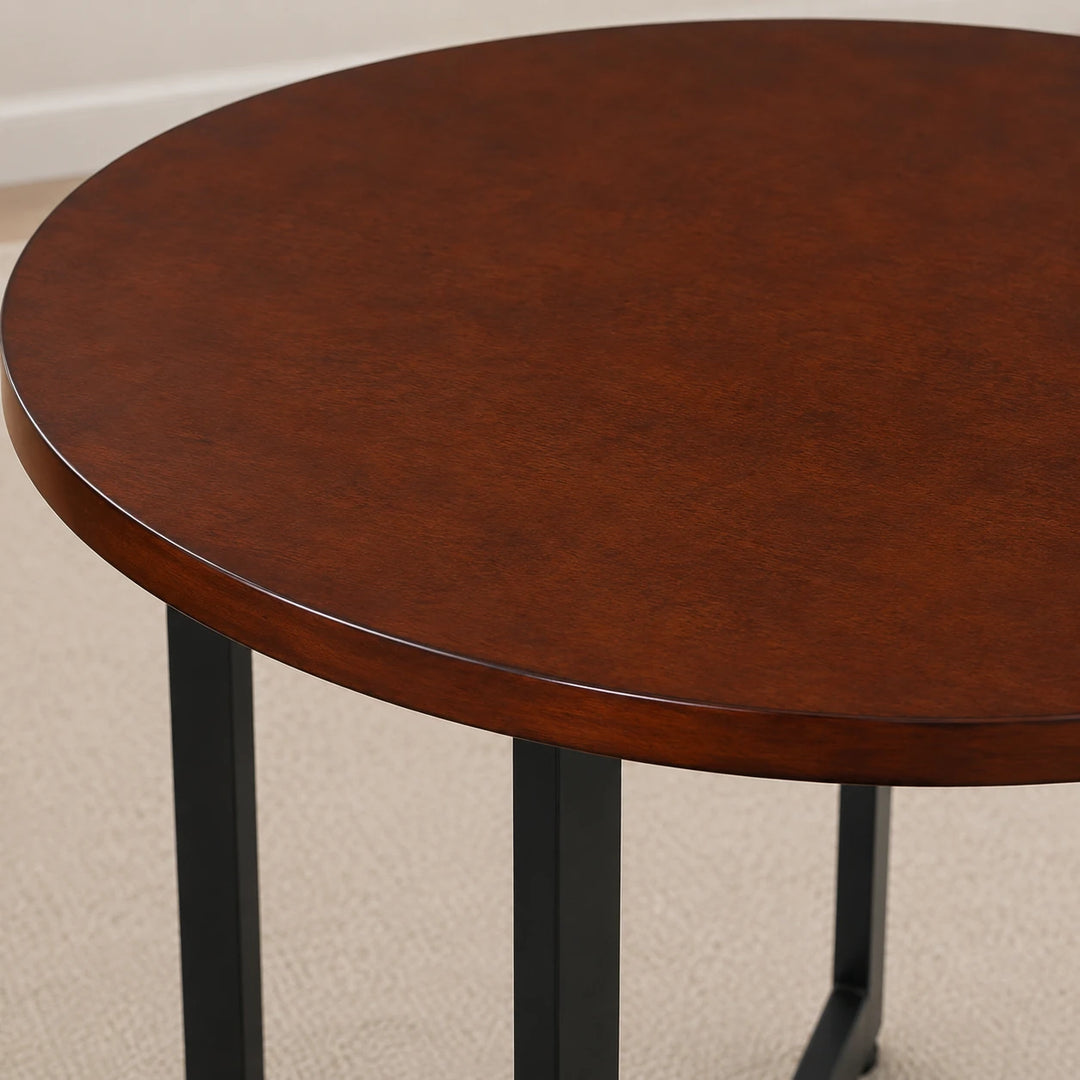 Elio 3-Piece Occasional Table Set - Walnut/ Espresso