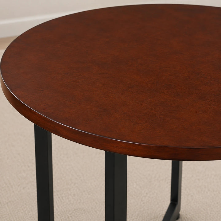 Elio 3-Piece Occasional Table Set - Walnut/ Espresso