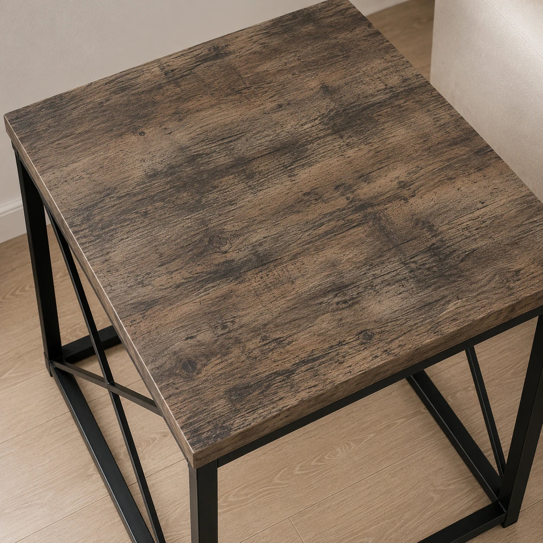 Venice 3-Piece Occasional Table Set - Grey/ Black