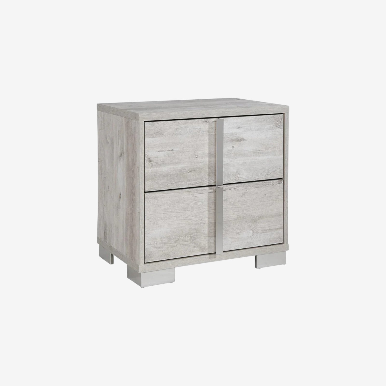 White Wooden Nightstand