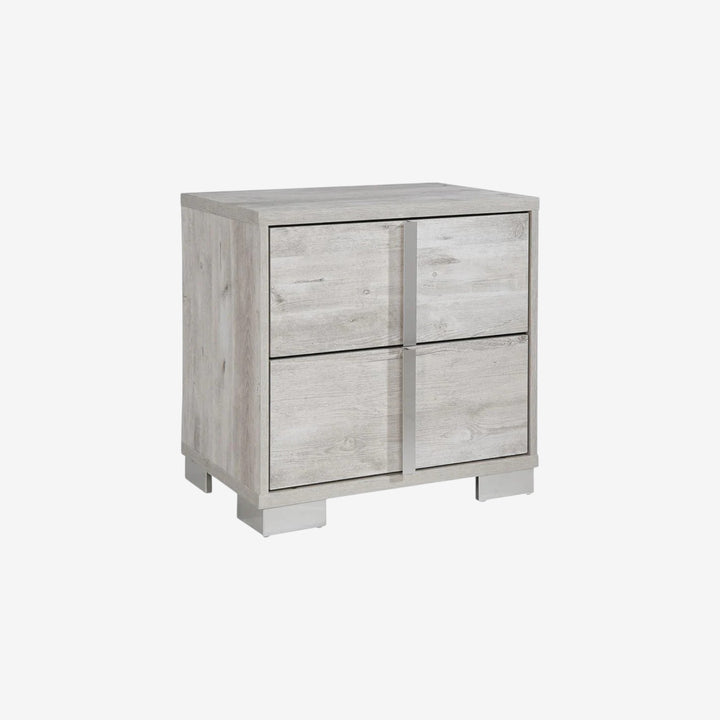 White Wooden Nightstand