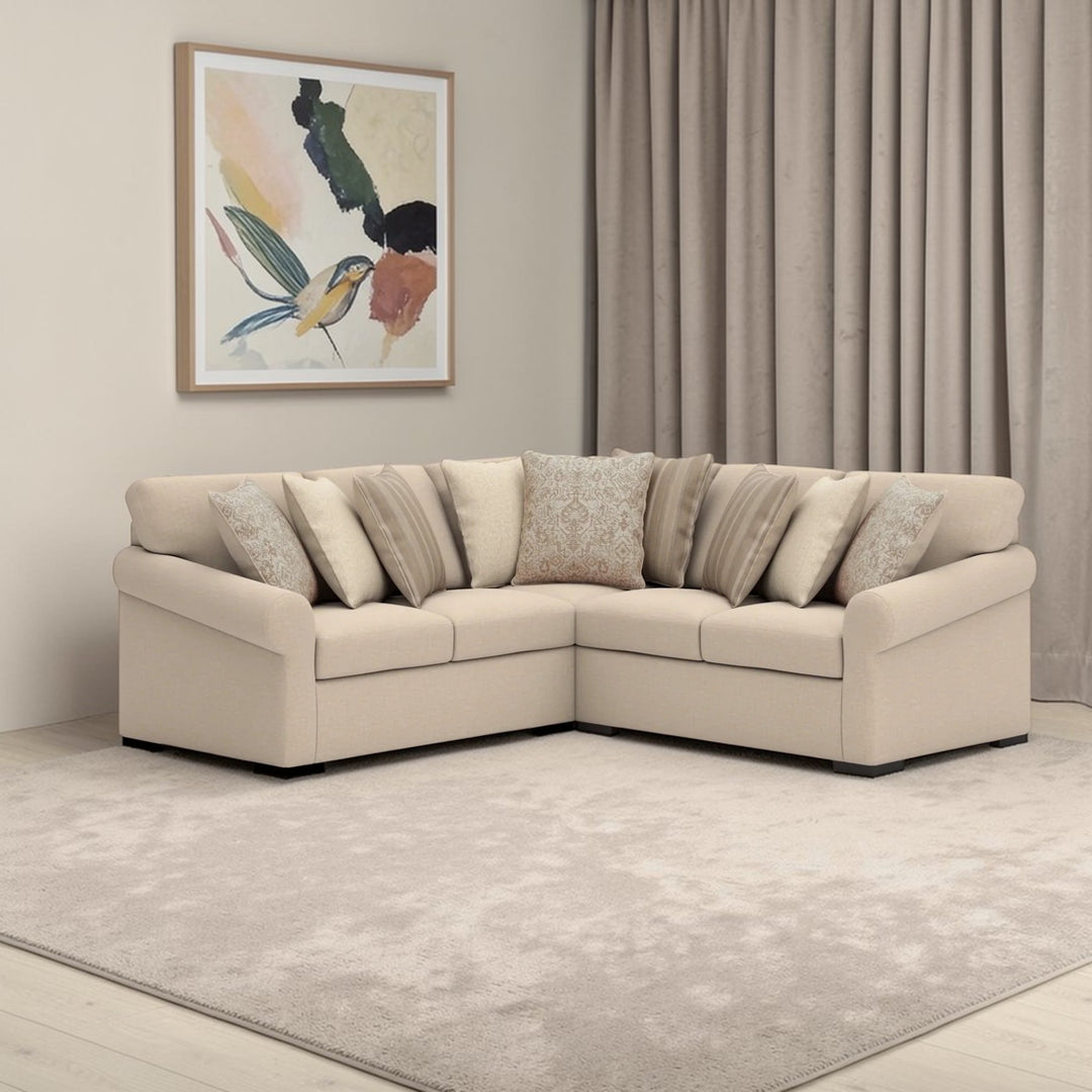 59404S1 LadyMae 3-Piece Sectional Sofa In Fabric Upholstery - Twill | Benchcraft By Ashley