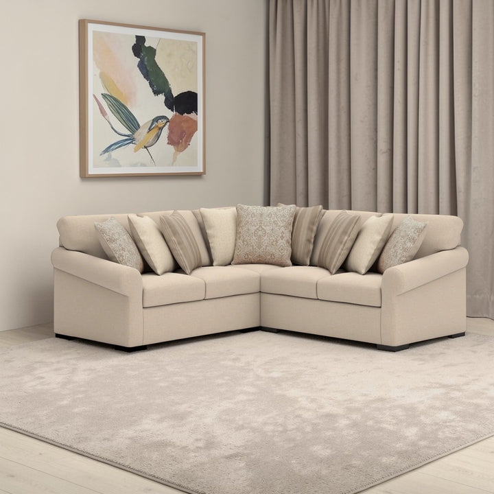 59404S1 LadyMae 3-Piece Sectional Sofa In Fabric Upholstery - Twill | Benchcraft By Ashley