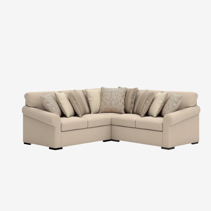 59404S1 LadyMae 3-Piece Sectional Sofa In Fabric Upholstery - Twill | Benchcraft By Ashley