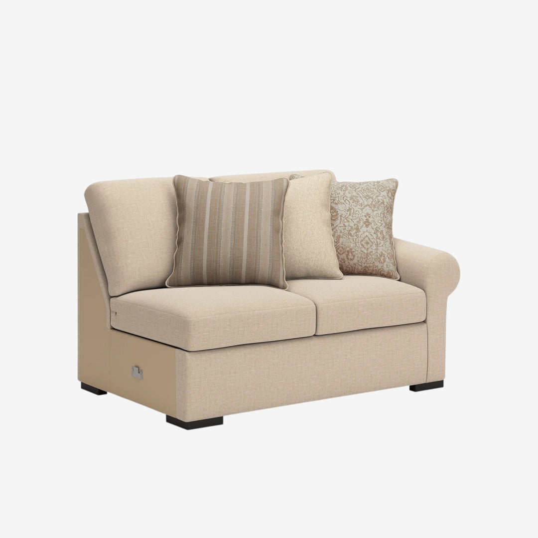 59404S1 LadyMae 3-Piece Sectional Sofa In Fabric Upholstery - Twill | Benchcraft By Ashley