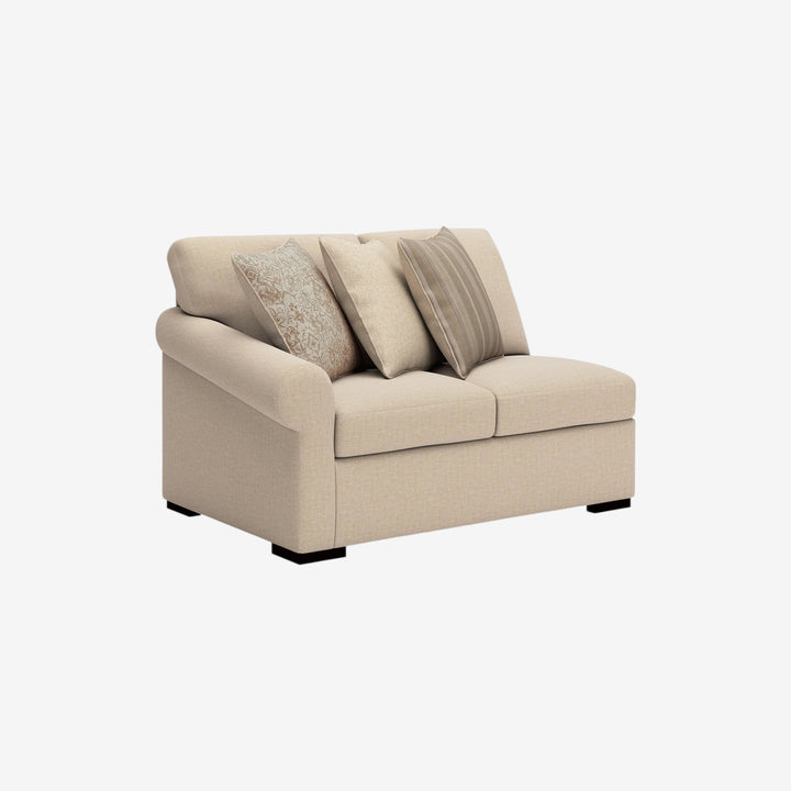 LadyMae 5-Piece Fabric Sectional Sofa With Chaise - Twill | Benchcraft By Ashley