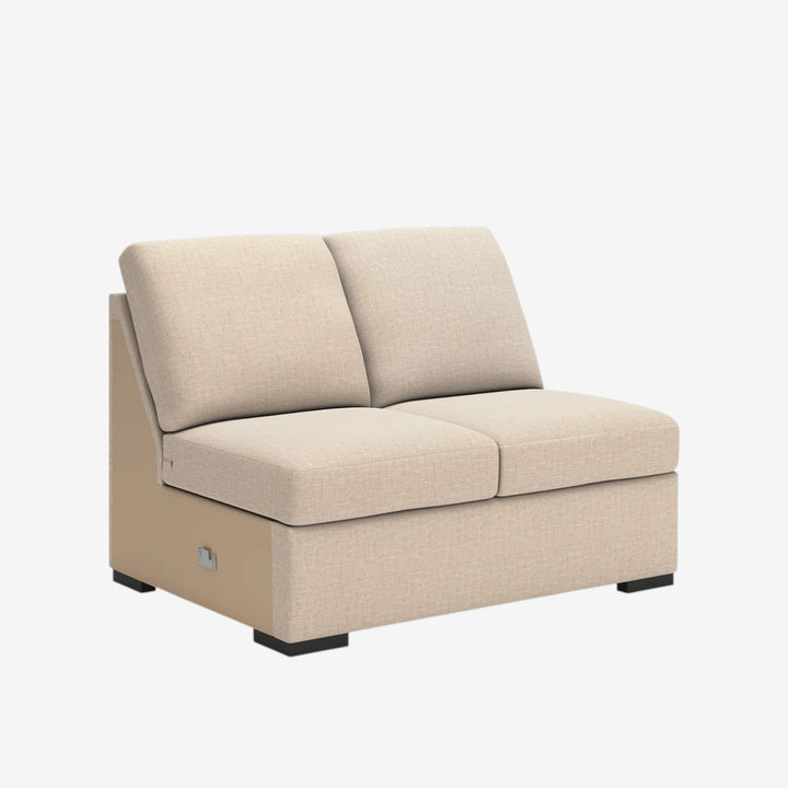 LadyMae 5-Piece Fabric Sectional Sofa With Chaise - Twill | Benchcraft By Ashley