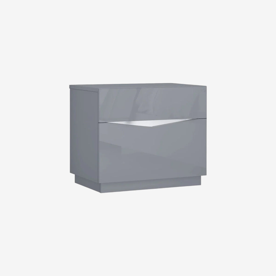 Drift Wooden Nightstand - Grey | Stylish, Compact & Built to Last