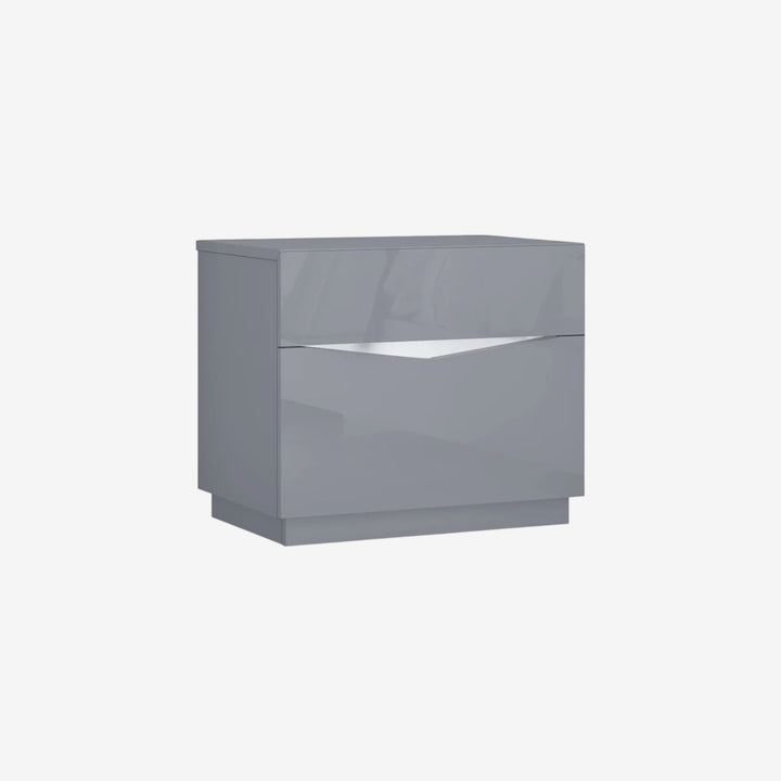 Drift Wooden Nightstand - Grey | Stylish, Compact & Built to Last