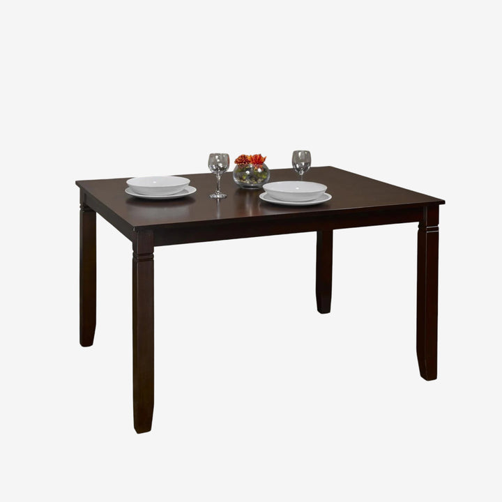 Norix Wooden Dining Table - Espresso | Mid-Century Modern Style