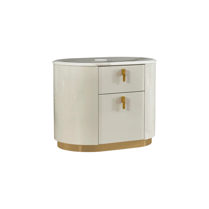 Easton 8-Piece Bedroom Set - Beige | Timeless, Stylish, Sturdy & Storage Solution