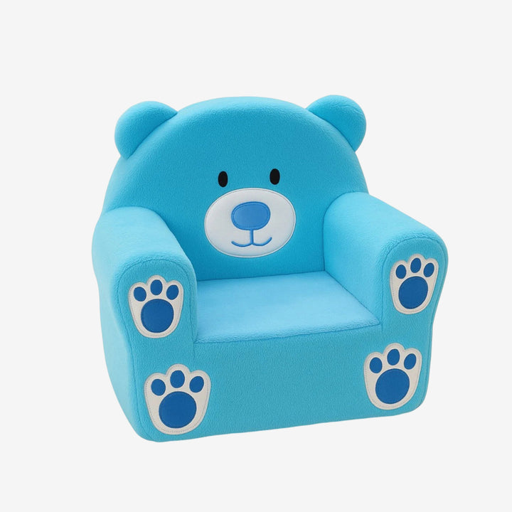 Shinzo Fabric Upholstered Kid's Chair - Blue | Stylish, Playful, Comfortable & Built to Last