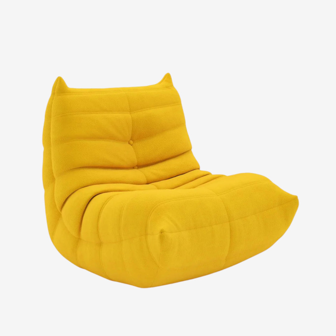 Snugglez Fabric Upholstered Kid's Chair - Pale Yellow | Modern, Comfortable & Built to Last