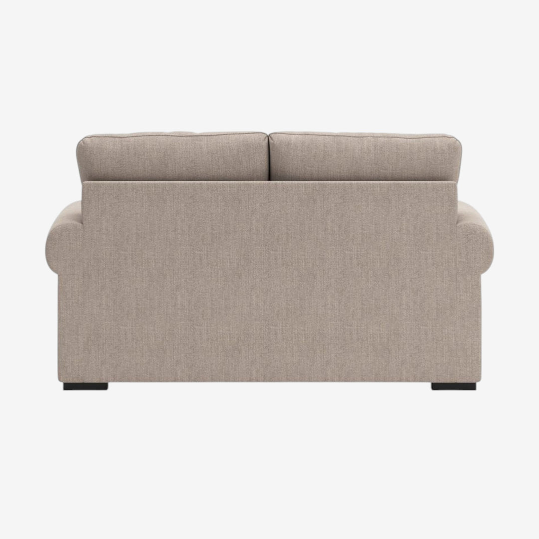 5710235 Sararose Loveseat In Fabric Upholstery - Heather | Benchcraft By Ashley