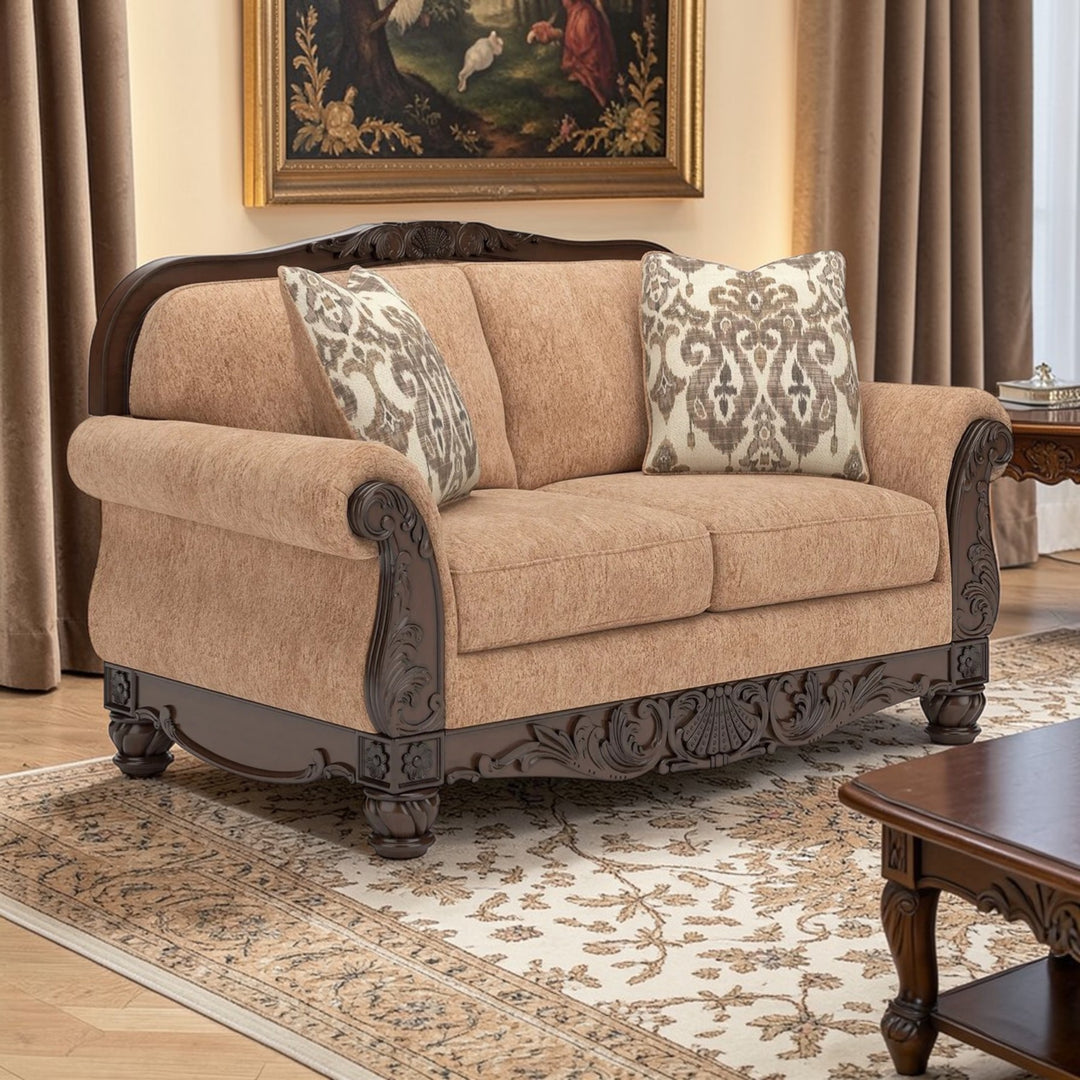 PC5790535 Chelsworth Loveseat In Fabric Upholstery - Golden | Signature Design By Ashley