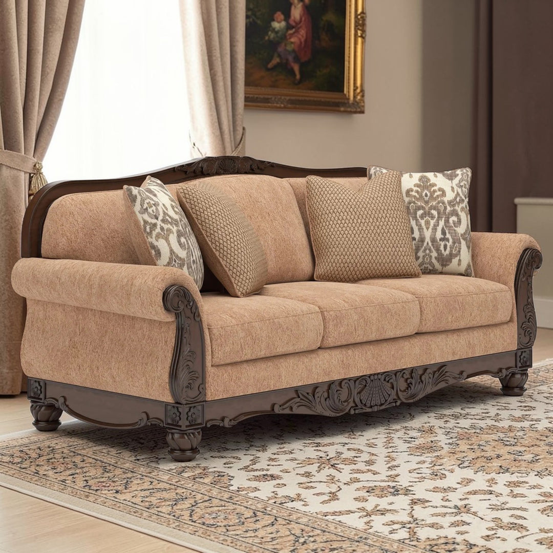 PC5790538 Chelsworth Stationary Sofa In Fabric Upholstery - Golden | Signature Design By Ashley