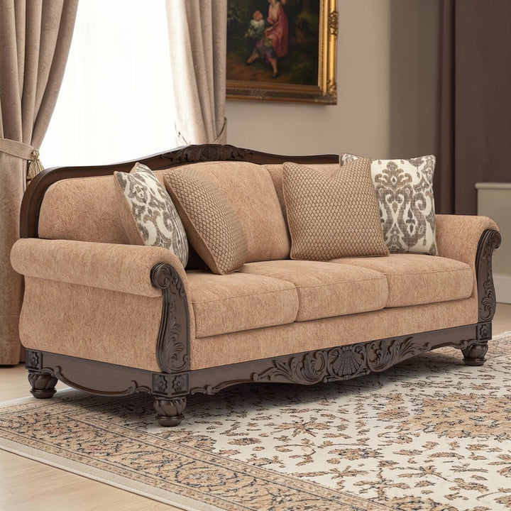 PC5790538 Chelsworth Stationary Sofa In Fabric Upholstery - Golden | Signature Design By Ashley