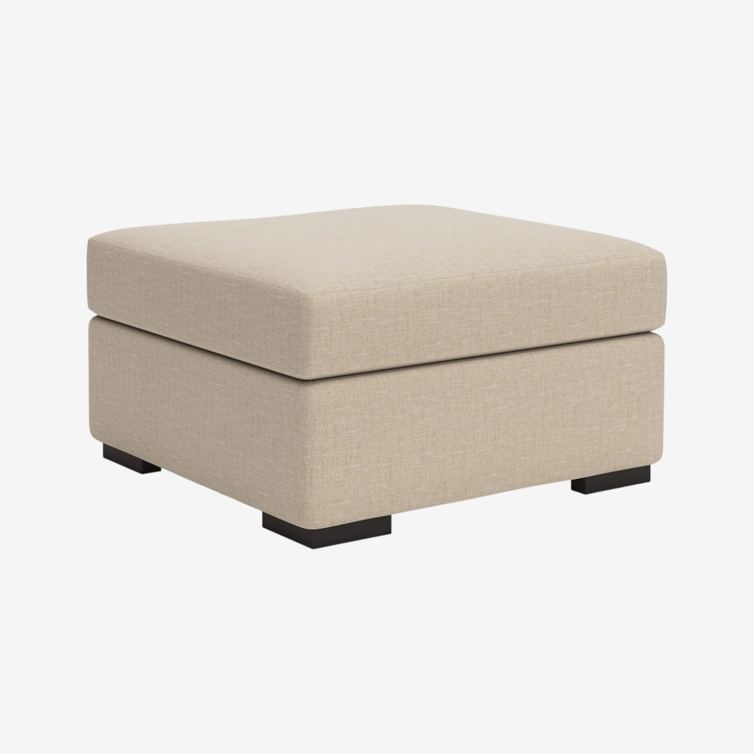 5940408 LadyMae Oversized Accent Ottoman In Fabric Upholstery - Twill | Benchcraft By Ashley