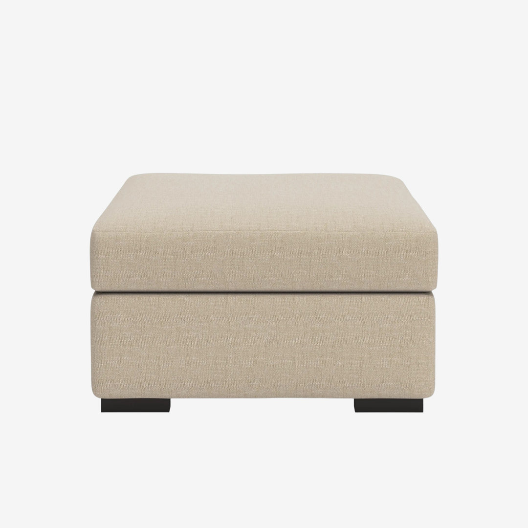 5940408 LadyMae Oversized Accent Ottoman In Fabric Upholstery - Twill | Benchcraft By Ashley