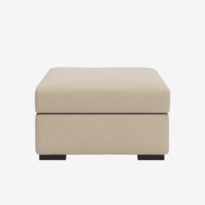 5940408 LadyMae Oversized Accent Ottoman In Fabric Upholstery - Twill | Benchcraft By Ashley